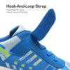 DREAM PAIRS Girls Boys Shoes Kids Tennis EZ-Ons Quicksteps School Sneakers Breathable Running Athletic Shoes(Blue/White)