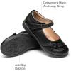 DREAM PAIRS Girls School Uniform Shoes Mary Jane Dress Flats(Little Kid/Big Kid)(Black/Pu)