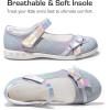 DREAM PAIRS Girls School Uniform Shoes Mary Jane Dress Flats(Little Kid/Big Kid)(Rainbow)