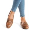 DREAM PAIRS Loafers for Women Casual Comfortable Slip On Flat Shoes Lightweight Leisure Work Shoes Comfort Walking Shoes(Brown-pu)