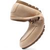 DREAM PAIRS Loafers for Women Casual Comfortable Slip On Flat Shoes Lightweight Leisure Work Shoes Comfort Walking Shoes(Camel)