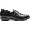 DREAM PAIRS Loafers for Women Slip-on Dressy Comfortable Business Casual Work Office Faux Leather Loafer Shoes with Arch Support(Black)