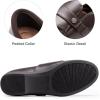 DREAM PAIRS Loafers for Women Slip-on Dressy Comfortable Business Casual Work Office Faux Leather Loafer Shoes with Arch Support(Brown)