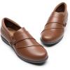 DREAM PAIRS Loafers for Women Slip-on Dressy Comfortable Business Casual Work Office Faux Leather Loafer Shoes with Arch Support(Tan)