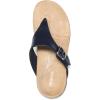 DREAM PAIRS Orthotic Thong Sandals for Women, Arch Support Flip Flops, Comfortable Lightweight Slip On Sandals for Walking, Casual Summer Everyday Wear(Navy-pu)