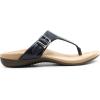 DREAM PAIRS Orthotic Thong Sandals for Women, Arch Support Flip Flops, Comfortable Lightweight Slip On Sandals for Walking, Casual Summer Everyday Wear(Navy-pu)
