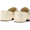 DREAM PAIRS Platform Espadrille Sandals for Women Wedges Slides Slip on Bohemia Sandals Flatform Open Toe Beach Sandals Dressy Outdoor Summer Shoes(Nude)