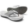 DREAM PAIRS Platform Flip Flops for Women Cushioned Thong Sandals with Soft Eva Foam Insole Lightweight Lycra fabric Comfort Dressy Slides Slippers for Summer Beach(Grey)