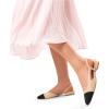 DREAM PAIRS Slingback Ballet Flats for Women Square Cap Toe Low Heel Dress Shoes Comfortable Work Flats for Office Party Wedding Business Casual(Nude)