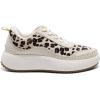 DREAM PAIRS Women Chunky City Tweed Comfortable Casual Platform Fashion Sneaker(Leopard)