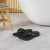 DREAM PAIRS Women’s Arch Support Flip Flops Comfortable Thong Sandals(Black)
