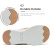 DREAM PAIRS Women’s Arch Support Soft Cushion Flip Flops Thong Sandals(Khaki-knit)