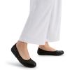 DREAM PAIRS Women’s Ballet Flats Foldable Round Toe Dressy Comfortable Slip On Dress Shoes(Black)