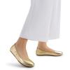 DREAM PAIRS Women’s Ballet Flats Foldable Round Toe Dressy Comfortable Slip On Dress Shoes(Gold)