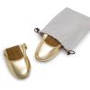 DREAM PAIRS Women’s Ballet Flats Foldable Round Toe Dressy Comfortable Slip On Dress Shoes(Gold)