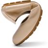 DREAM PAIRS Women’s Ballet Flats Foldable Round Toe Dressy Comfortable Slip On Dress Shoes(Nude)
