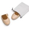 DREAM PAIRS Women’s Ballet Flats Foldable Round Toe Dressy Comfortable Slip On Dress Shoes(Nude)