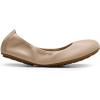 DREAM PAIRS Women’s Ballet Flats Foldable Round Toe Dressy Comfortable Slip On Dress Shoes(Nude)