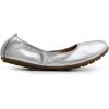 DREAM PAIRS Women’s Ballet Flats Foldable Round Toe Dressy Comfortable Slip On Dress Shoes(Silver)
