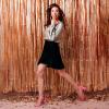 DREAM PAIRS Womens Chunkle(Fuchsia-suede)