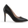 DREAM PAIRS Women’s Closed Toe High Heels Dress Pointed Toe Wedding Pump Shoes(Black/Pu)