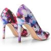DREAM PAIRS Women’s Closed Toe High Heels Dress Pointed Toe Wedding Pump Shoes(Floral)