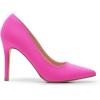 DREAM PAIRS Women’s Closed Toe High Heels Dress Pointed Toe Wedding Pump Shoes(Fuchsia/Suede)