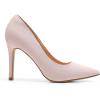 DREAM PAIRS Women’s Closed Toe High Heels Dress Pointed Toe Wedding Pump Shoes(Pink/Suede)