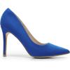 DREAM PAIRS Women’s Closed Toe High Heels Dress Pointed Toe Wedding Pump Shoes(Royal/Blue)