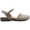 DREAM PAIRS Women’s Closed Toe Sandals Arch Support Comfort Cork Footbed Flat Sandals Summer Shoes(Taupe)