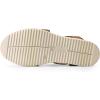 DREAM PAIRS Women’s Comfortable Low Wedge Sandals, Open Toe Slip On Strappy Flat Sandals Light-weight Summer Shoes(Brown)