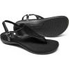 DREAM PAIRS Women’s Flat Sandals Arch Support Orthopedic Comfortable Soft Cushion Summer T-Strap Walking Thong Sandals(All Black)