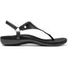 DREAM PAIRS Women’s Flat Sandals Arch Support Orthopedic Comfortable Soft Cushion Summer T-Strap Walking Thong Sandals(All Black)