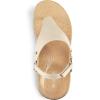 DREAM PAIRS Women’s Flat Sandals Arch Support Orthopedic Comfortable Soft Cushion Summer T-Strap Walking Thong Sandals(Nude)