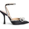 DREAM PAIRS Women’s High Heels Destiny Closed Toe Strappy Heels Sexy Rhinestone Ankle Strap Pumps Wedding Bridal Party Dress Shoes Destiny(Black)