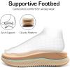 DREAM PAIRS Womens Hiking Sandals Arch Support Platform Orthopedic Sandals Comfortable Open Toe Walking Summer Shoes Lightweight Outdoor Athletic Sport Water Sandals(Brown)