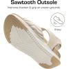 DREAM PAIRS Womens Hiking Sandals Arch Support Platform Orthopedic Sandals Comfortable Open Toe Walking Summer Shoes Lightweight Outdoor Athletic Sport Water Sandals(Beige)