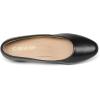 DREAM PAIRS Women’s Mila Low Chunky Heel Pump Shoes(Black/Pu)