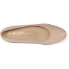 DREAM PAIRS Women’s Mila Low Chunky Heel Pump Shoes(Nude/Suede)