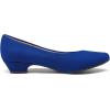 DREAM PAIRS Women’s Mila Low Chunky Heel Pump Shoes(Royal/Blue)