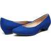 DREAM PAIRS Women’s Mila Low Chunky Heel Pump Shoes(Royal/Blue)