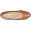 DREAM PAIRS Women’s Mila Low Chunky Heel Pump Shoes(Tan/Pu)