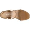 DREAM PAIRS Womens Open Toe Espadrilles Dressy Platform Sandals Slip on Elastic Ankle Strap Wedges Sandals(Camel)