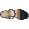 DREAM PAIRS Womens Open Toe Espadrilles Dressy Platform Sandals Slip on Elastic Ankle Strap Wedges Sandals(Navy)