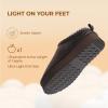 DREAM PAIRS Women’s Platform Slippers Genuine Suede Slip-on Warm FuzzyEasy Autumn Winter Fluffy Comfy Furry Shoes for Outdoor Indoor(Dark Brown)