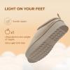 DREAM PAIRS Women’s Platform Slippers Genuine Suede Slip-on Warm FuzzyEasy Autumn Winter Fluffy Comfy Furry Shoes for Outdoor Indoor(Sand)