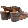 DREAM PAIRS Women’s Platform Wedge Sandals, Comfortable Peep-Toe Cork Casual & Dressy Summer Lightweight Shoes for All Day Wear(Brown)