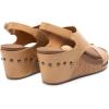 DREAM PAIRS Women’s Platform Wedge Sandals, Comfortable Peep-Toe Cork Casual & Dressy Summer Lightweight Shoes for All Day Wear(Camel)