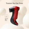DREAM PAIRS Women’s Pumps Low Chunky Block Closed Toe Shoes Work Comfortable Heels Round Toe Dress(Red)