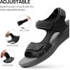 DREAM PAIRS Women’s Sandals Open Toe Lightweight Summer Shoes Walking Casual Outdoor(Black)